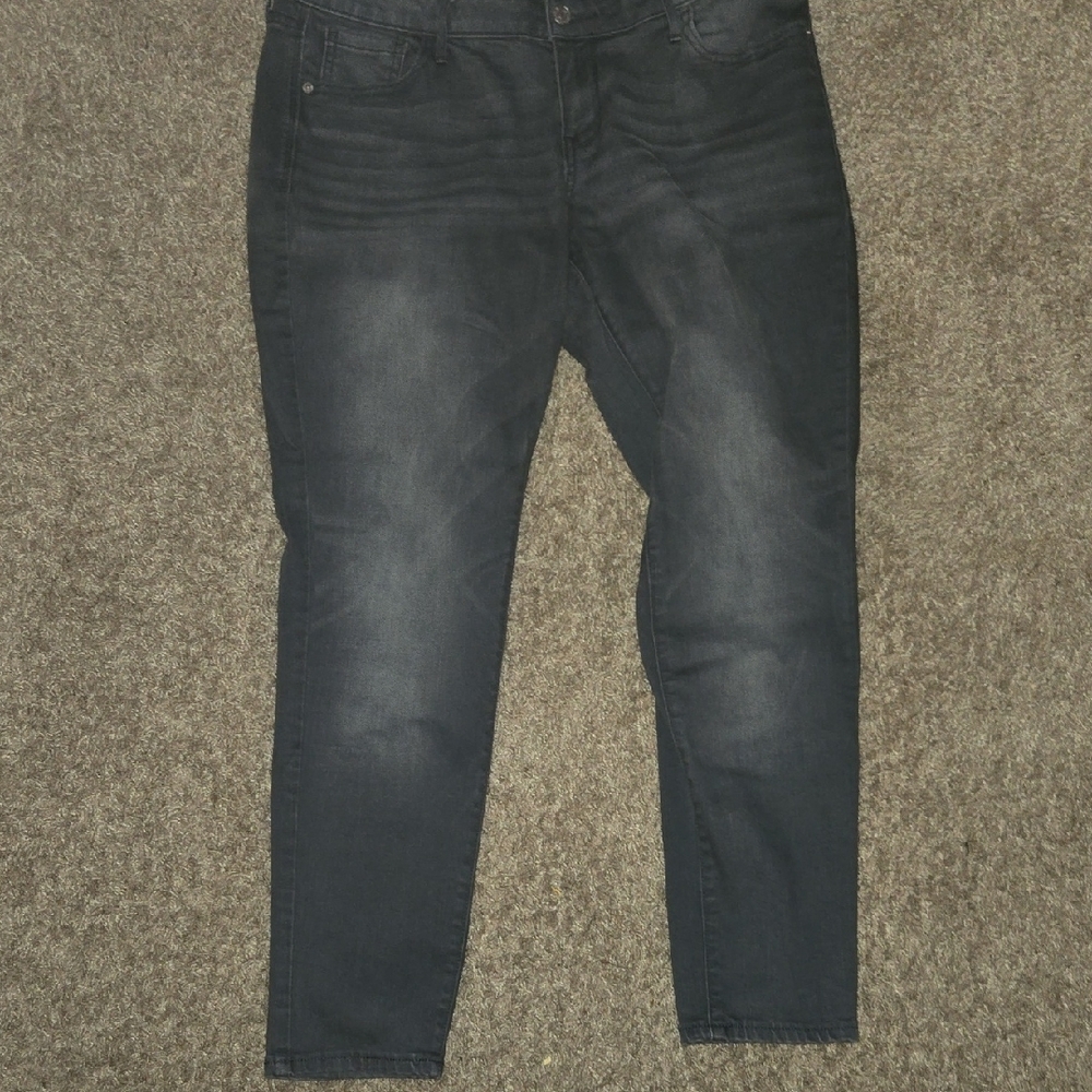 Old Navy Gray Skinny Jeans Sleek Fit